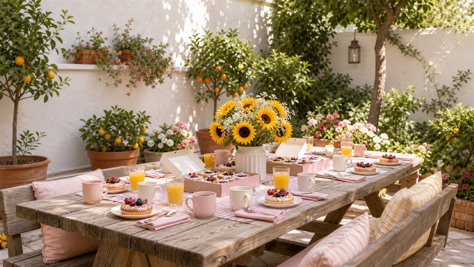 The Picnic Spot outdoor seating enclave
